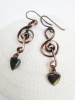 Sm. Treble Clef Earring with Stone